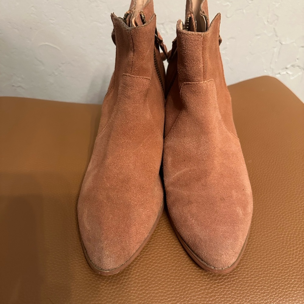 Sole Society Suede Ankle Boots